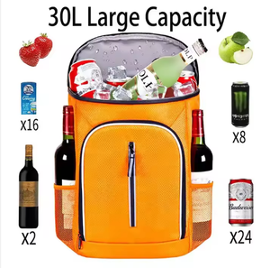 Sac isotherme pour la livraison de nourriture, sac à dos isotherme réutilisable personnalisé pour le travail, le pique-nique, la plage, le camping, la randonnée - Product Image 2