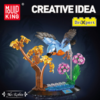 Mould King 10151 Nouveaux Ornements MOC Modèle d'Oiseau Créatif Kit de Divertissement et d'Exposition pour Adultes Cadeau 609 Pièces Ensembles de Blocs de Construction