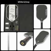 Raquette de pickleball KUMPOO BOUNDLESS Widebody T700 en carbone + noyau en mousse EPP 16 mm 230 g certifiée USAPA & UPA-A, équilibrée