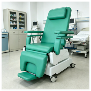 Poltrona per Dialisi Medica Trendelenburg MT MEDICAL con 3 Motori Sincronizzati e Poggiapiedi Retrattile per Cliniche Private - Product Image 1