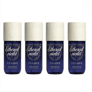 4*150ml Vv Love - Ethereal Violet - Bruma Perfumada Floral para Mujer, Pack de Perfume - Product Image 1