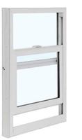 Fenêtre à persiennes verticales coulissantes en PVC de style américain, résistante aux ouragans, avec grille Low-E, design durable, cadre en plastique contemporain
