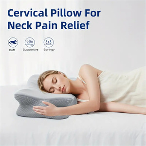 Oreiller en mousse à mémoire de forme en forme de papillon 62x41cm, soutien du cou sans pression pour adultes, confort de sommeil - Product Image 4