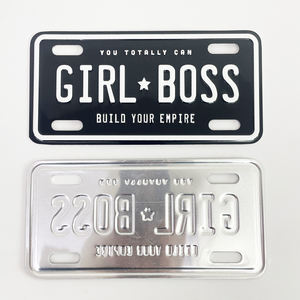 <span class=keywords><strong>Plaque</strong></span> d'immatriculation de <span class=keywords><strong>moto</strong></span> en aluminium souvenir à distance personnalisée - Product Image 2