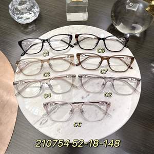 Montures de lunettes Danyang Cat Eye en TR90 et métal, monture complète légère, unisexe, verres en résine, design quadrilatéral linéaire - Product Image 4