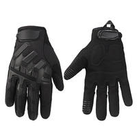 Gants de motocross personnalisés résistants aux chocs pour hommes, antidérapants, compatibles écran tactile, doigts entiers, poignet réglable, respirants, tactiques