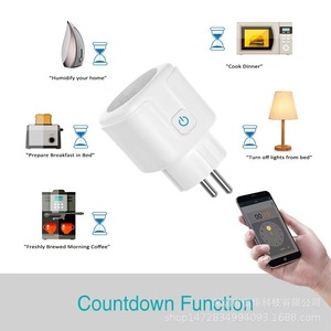 Smart Power <b>Socket</b> Plug EU Plug 16A Wi-Fi <b>Remote</b> <b>Control</b> With Mobile App Timer Function - Product Image 4