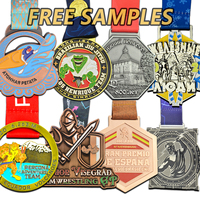 Médailles Vierge Personnalisées Or Argent Cuivre, Médailles à Sublimer pour Gravure, Médailles Sportives pour Marathon et Course