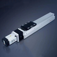 Modul Robot Sumbu Tunggal GTH5 GTH50 dengan Meja Geser Terintegrasi, Rel Pemandu Gerak Linear, Aktuator Sekrup Bola, Cocok untuk Motor AC
