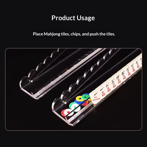 Règle de Mahjong transparente en acrylique, motif vague Royal <span class=keywords><strong>Saint</strong></span> US, fabriquée en Chine - Product Image 2