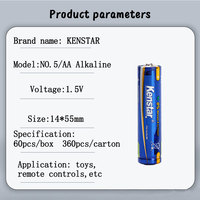 Baterai Alkaline AA 1.5V LR6 Sel Primer Produsen Grosir Pabrik Pemasok Baterai Alkaline No.5 Dengan Sertifikasi CE KC