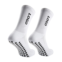 Chaussettes de football antidérapantes respirantes de haute qualité à design personnalisé, faible MOQ