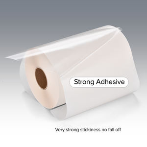 Rouleau d'étiquettes autocollantes personnalisables en PET PP imperméable et transparent Laserjet - Product Image 1