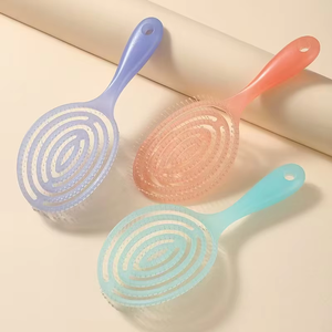 Nuevo Peine de Masaje con Diseño de Gelatina, Peine con Ranuras Huecas, Secado Rápido, Suaviza el Cabello Sin Nudos, para Uso Doméstico - Product Image 4