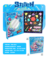 Ensemble de maquillage complet pour enfants K-POP avec trousse de maquillage, cadeau d'anniversaire pour enfant, jouet de beauté, trousse de maquillage pour filles