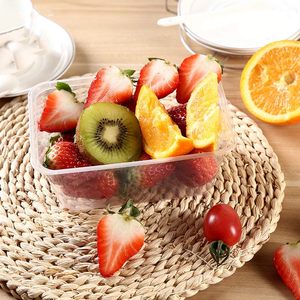 Recipientes de Plástico Rectangulares Transparentes Desechables de PP para Preparación de Comidas, Aptos para Microondas, de 500ml, 650ml, 750ml y 1000ml, en Oferta - Product Image 4