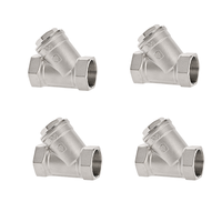 Filtre à eau en acier inoxydable de type Y à commande manuelle Wenhzou, filetage femelle DN15-DN50, vanne de filtration d'eau, garantie 3 ans