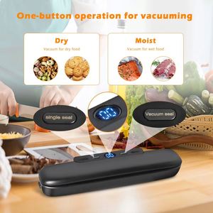 Máquina de Sellado al Vacío de Alimentos de Grado Alimenticio, Adecuada para Almacenamiento de Alimentos en la Cocina, con Certificación FCC, CE, ROHS, UL - Product Image 4