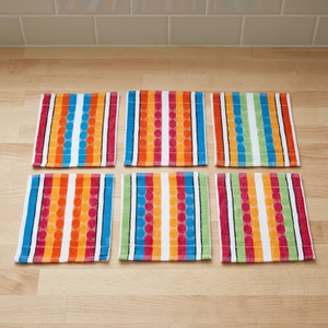 Toalla Facial de Algodón a Rayas de Colores para Adultos, Suave y Absorbente, con Cinta de Jacquard Grosgrain para Spa, Salón de Belleza, Embalaje de Regalo - Product Image 2