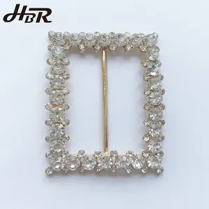 Pha Lê Diamante Tỏa Sáng Hình Chữ Nhật Thắt Lưng Khóa Kim Loại