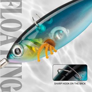 Señuelo <span class=keywords><strong>de</strong></span> <span class=keywords><strong>Pesca</strong></span> Hunthouse, Señuelo Duro Tipo Lápiz, Jig para <span class=keywords><strong>Pesca</strong></span> <span class=keywords><strong>de</strong></span> <span class=keywords><strong>Calamar</strong></span>, Anzuelo <span class=keywords><strong>de</strong></span> 5.5g y 70mm, Señuelo Artificial, Jig para <span class=keywords><strong>Calamar</strong></span> - Product Image 4