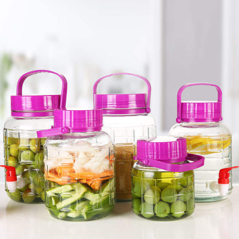 Bocaux à Cornichons En Verre Avec Couvercles De 3 Oz, 6 Oz, 9 Oz, 13 Oz