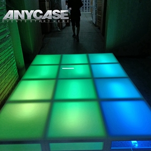 RGB 60*60cm Aluminio Blanco Pista de baile Pantalla LED Evento Acrílico Lumo Etapa para bodas y eventos - Product Image 1