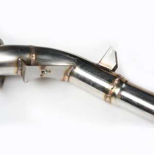 ฟอร์ดชุดอุปกรณ์กีฬาไทเทเนี่ยมแบบท่อล่างคู่แผ่นเกราะกันโคลนแผ่นสแตนเลสไฟเบอร์แบบเก็บเสียงท่อไอเสียรถยนต์ - Product Image 5