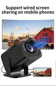 HY320 Mini Portable Projector – HD Wired Screen <b>Mirroring</b>, <b>Compact</b> Home Cinema, Multi-Plug (EU/US/UK/AU) - Product Image 6