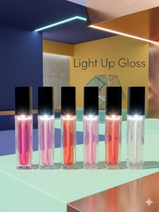 empty lip gloss <b>tube</b> with <b>led</b> light and mirror - Product Image 5