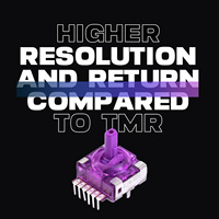 Joystick capacitif de remplacement K-SILVER JL16 pour Gamesir, MOBAPAD, Huben 2, Beitong KP50C, PXN P5, manettes de jeu 8K
