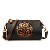 Sac bandoulière tendance pour femme en PU durable avec doublure en polyester, bouton et chaîne décoratifs, idéal pour les soirées