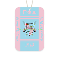 Désodorisant de voiture Phi Beta Sigma, promotionnel, vente en gros, sororité, logo personnalisé, désodorisant de voiture carré personnalisé