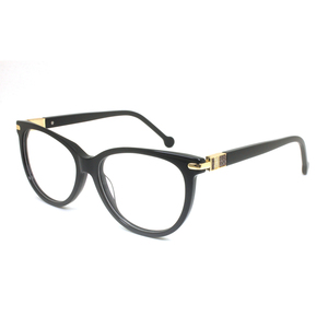 Montura de gafas para mujer, gafas ópticas a la moda, gafas ovaladas espectaculares de acetato de alta calidad - Product Image 1