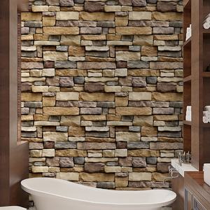 UDK PVC brique Peel & Stick 3D autocollant <span class=keywords><strong>mural</strong></span> auto-collant papier peint mur et décoration de meubles papier peint imperméable - Product Image 3