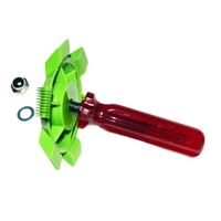Brosse de nettoyage universelle et peigne à ailettes pour radiateur et condenseur, outil manuel de réfrigération