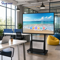 Écran interactif intelligent INGSCREEN AI Android 16 pour salle de conférence, Wi-Fi 6, écran tactile 4K UHD