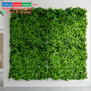 Artificial Mixed Greenery Foliage Panel Dense Green Vertical Garden <b>Wall</b> Mat UV Resistant Indoor Outdoor Decorative Decor - Product Image 6