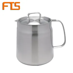 FTS Teekannen Kessel Lebensmittelqualität 304 Edelstahl Multifunktion Anti-Rutsch-Basis tragbare Öl-Siebkanne Topf