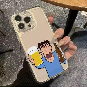 JYD Hot Selling Cheers and drinks Pattern Anti Drop 498 TPU Phone Case For IPhone 11 12 13 14 15 15PRO 15PROMAX