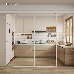 Sofeyia Custom Modern Japandi Cocina Armario Diseños Blanco MDF Madera Carpinterí<span class=keywords><strong>a</strong></span> Vidrio Incluye Fregadero-Gabinetes De Cocina Muebles De - Product Image 6