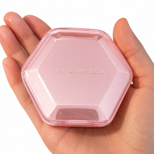 Iluminador Facial y Corporal en Polvo Compacto, Compacto Hexagonal con Espejo, Brillo Superfino, Cosmético Iluminador - Product Image 3