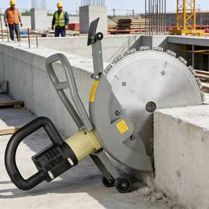 GLGW電動リングソー新型ハンドヘルドコンクリートカッター石壁切断機（ドア用、切断深さ300mm） - Product Image 1