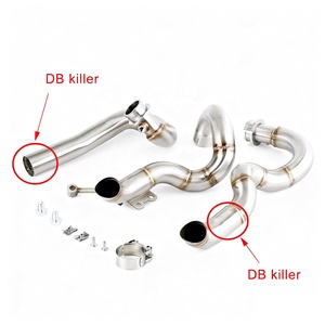 Sistema de Escape para Motocicleta <span class=keywords><strong>Triumph</strong></span> Bonneville <span class=keywords><strong>Bobber</strong></span> 2016-2025, Silenciador de Acero Inoxidable con Diseño de Espiral - Product Image 2