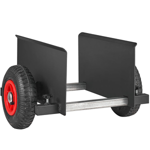 Chariot à panneaux JH-Mech Chariot pour outils de transport Roues anti-éclaboussures pour manutention Panneaux muraux Chariot à panneaux en acier au carbone - Product Image 1