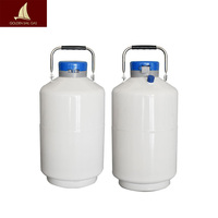 Réservoirs cryogéniques 2L/3L/6L/10L/15L/20L/30L/50L Contenants d'azote liquide Bonne isolation Épaisseur de paroi de 5,7 mm GOLDEN SAIL GAS