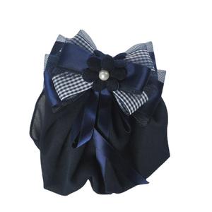 Accessoires pour cheveux pour femmes : Cache-chignon en filet, Filet à cheveux, Décoration nœud, Barrette, Pince à cheveux, Nœud, Fleur - Product Image 4