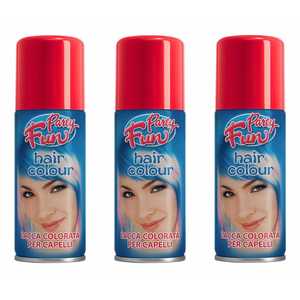 Spray Colorante per Capelli Divertente per Feste 100ml Rosso Tinta Temporanea per Uso Festivo - Product Image 6