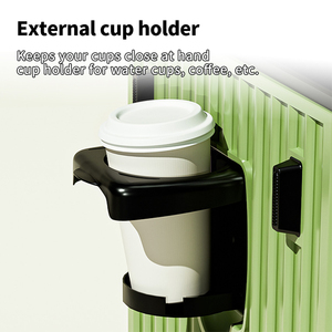 고급스러운 디자인의 전면 개방형 트롤리 캐빈 수하물 가방 (컵홀더, USB 포트 포함) - Product Image 4