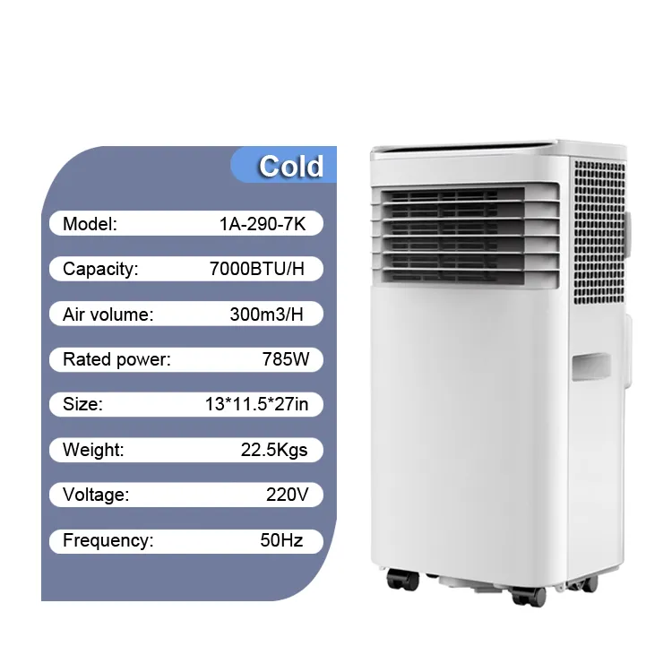 Best smart outdoor ac aircond portable 7000 BTU Climatiseur portable room mini Mobile Portable air conditioner for home